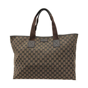 Gucci Original GG Canvas Tote Bag Brown